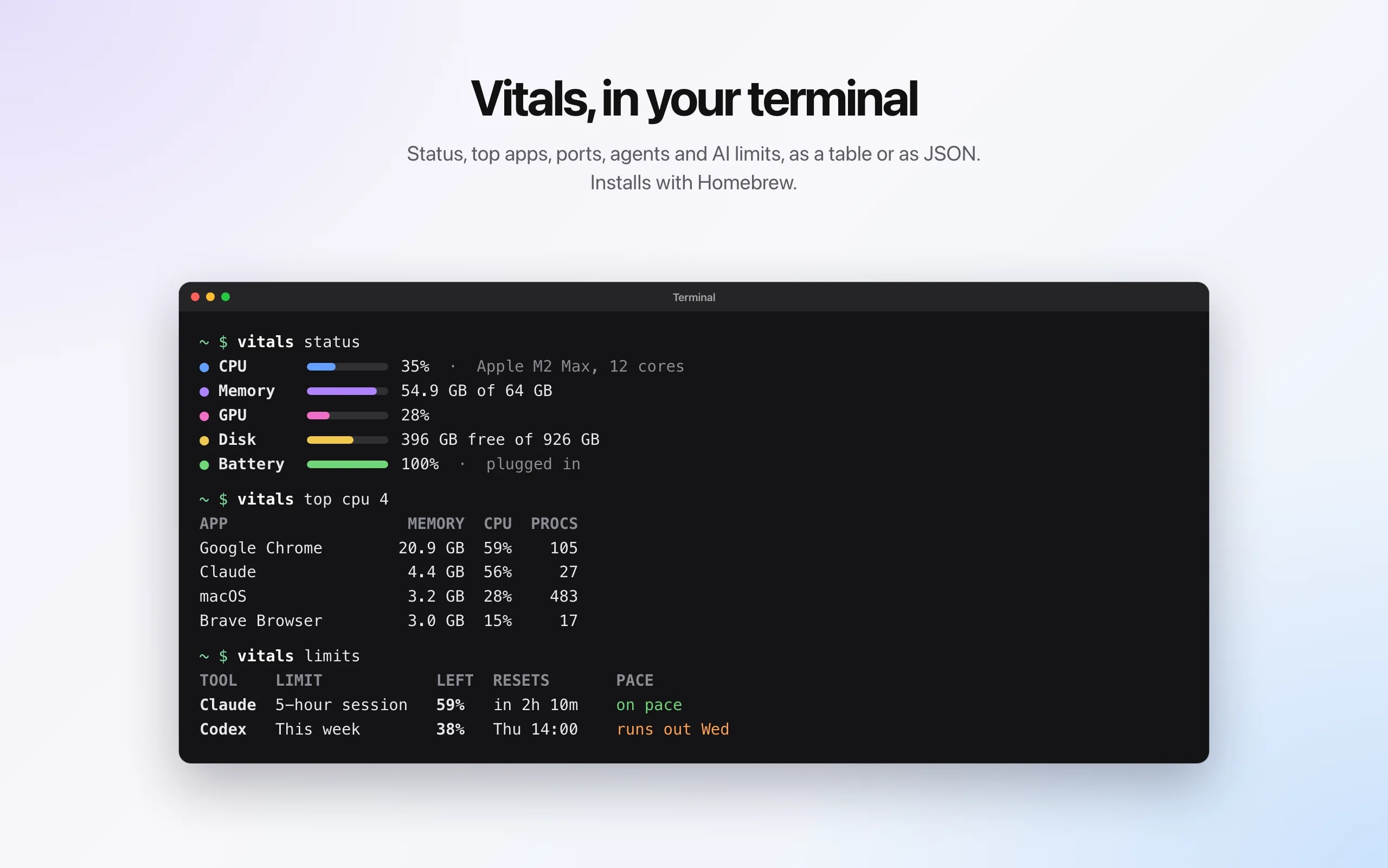 Vitals screenshot 5