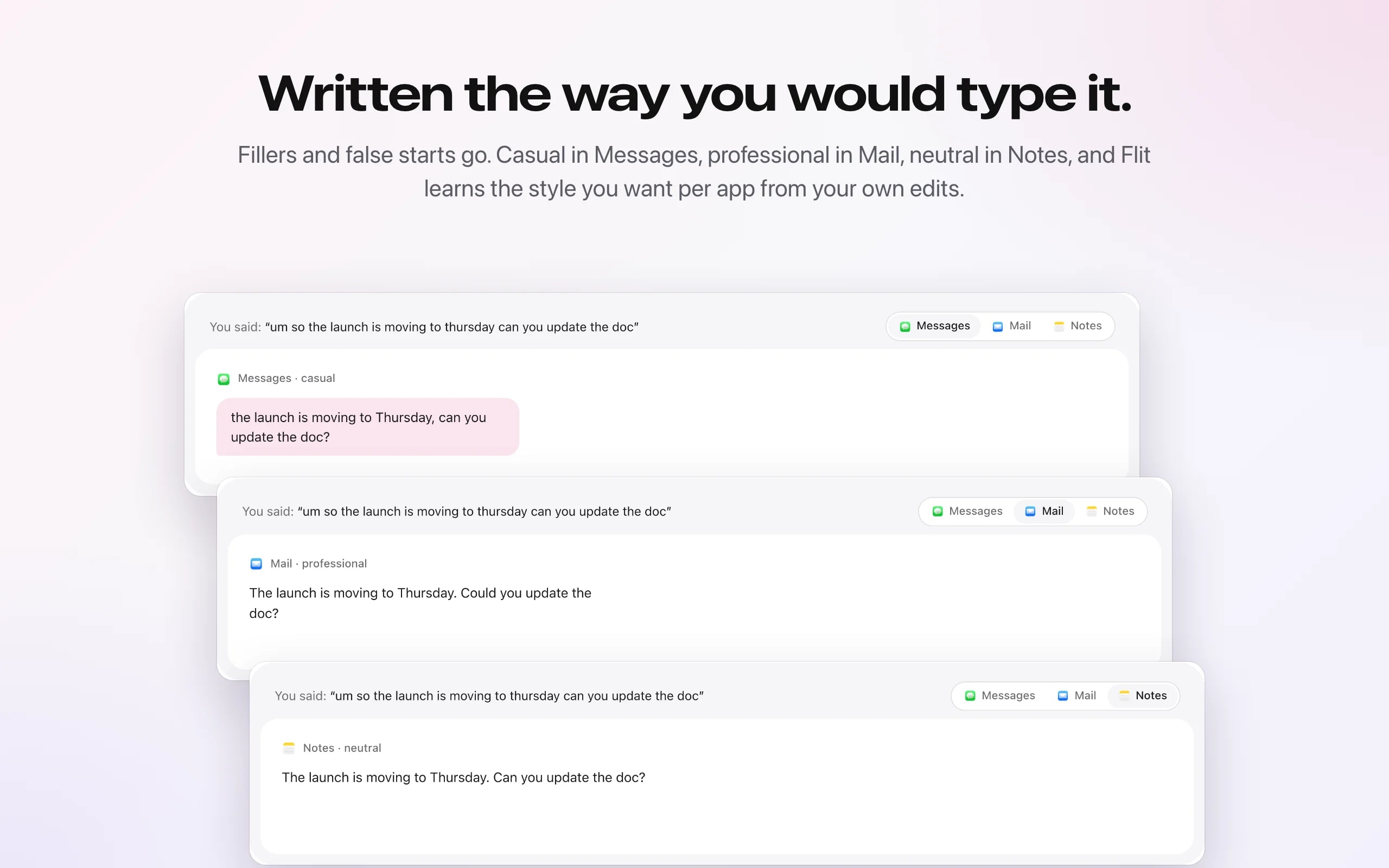 Flit screenshot 2