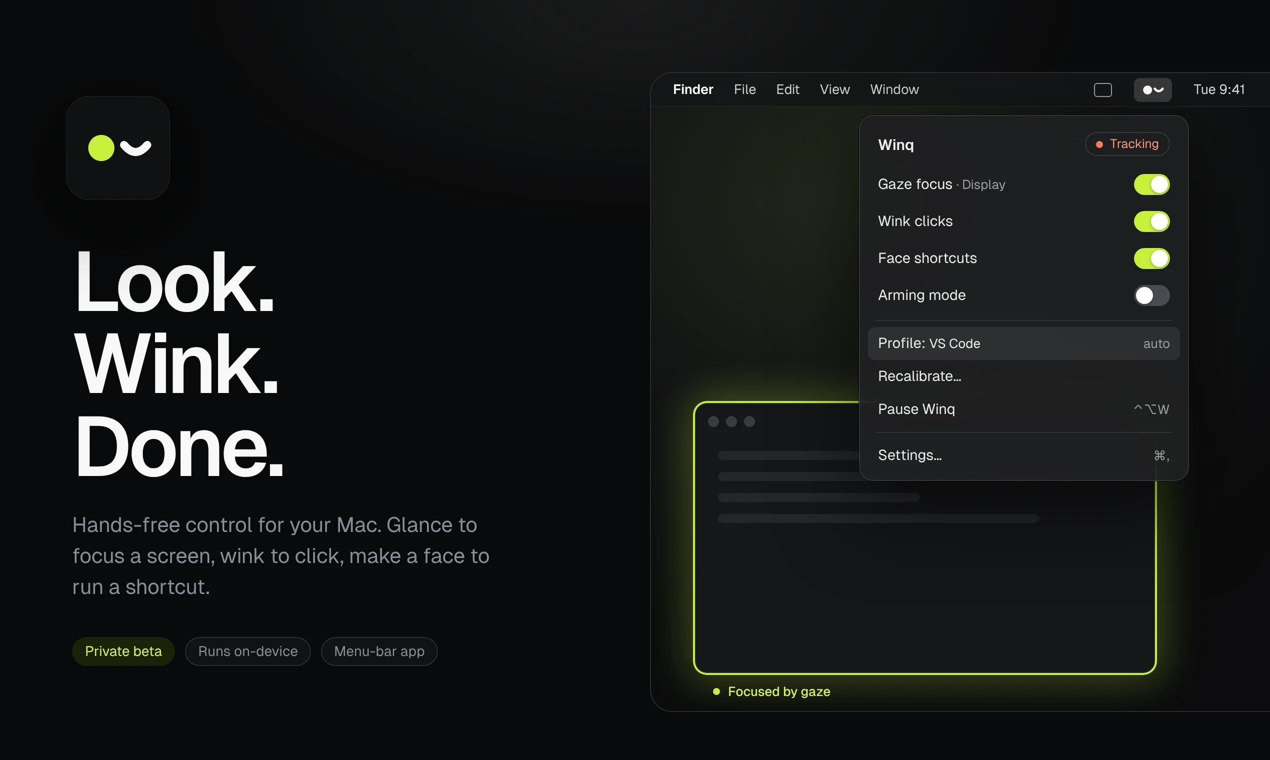 Winq screenshot 1