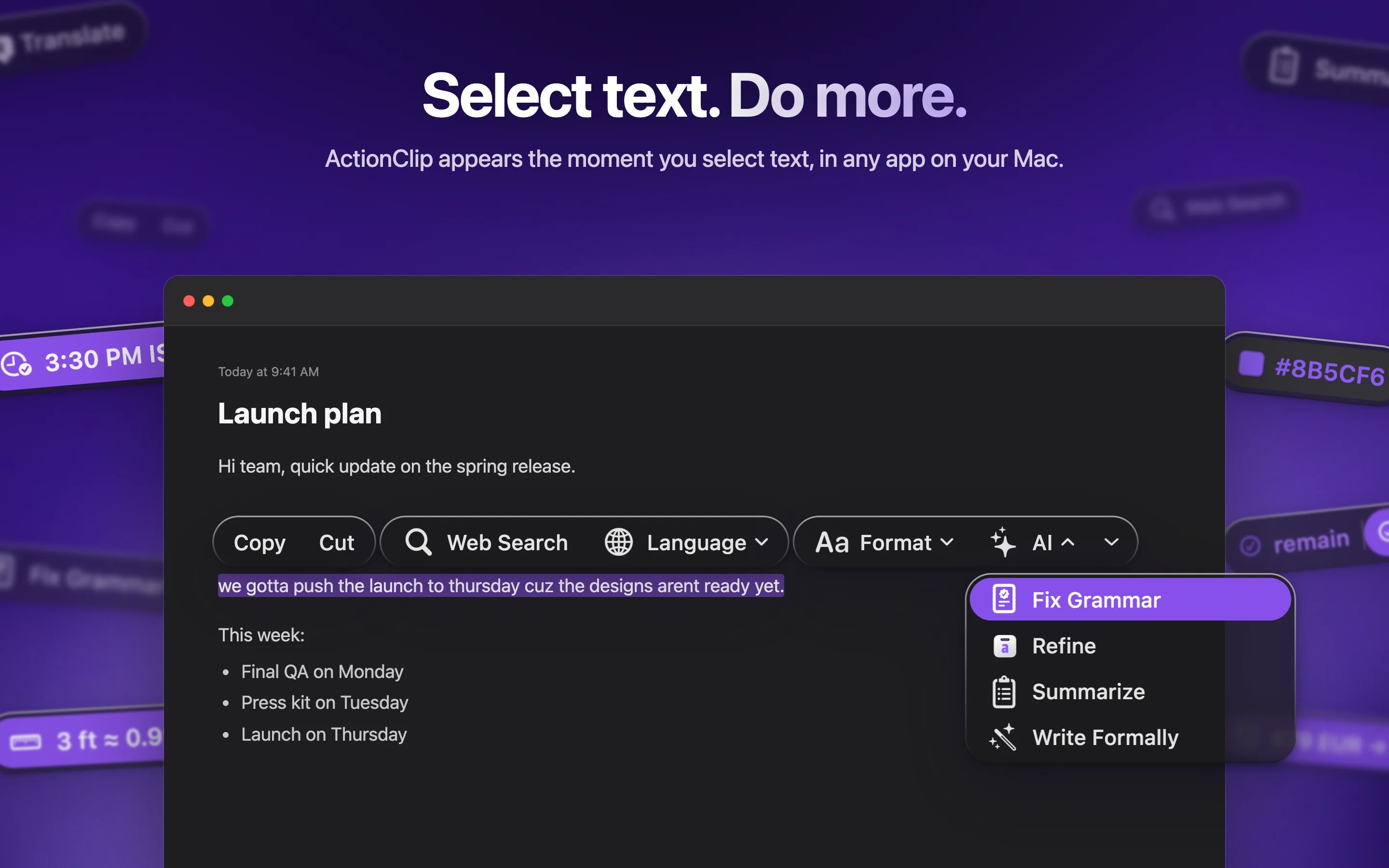 ActionClip screenshot 1