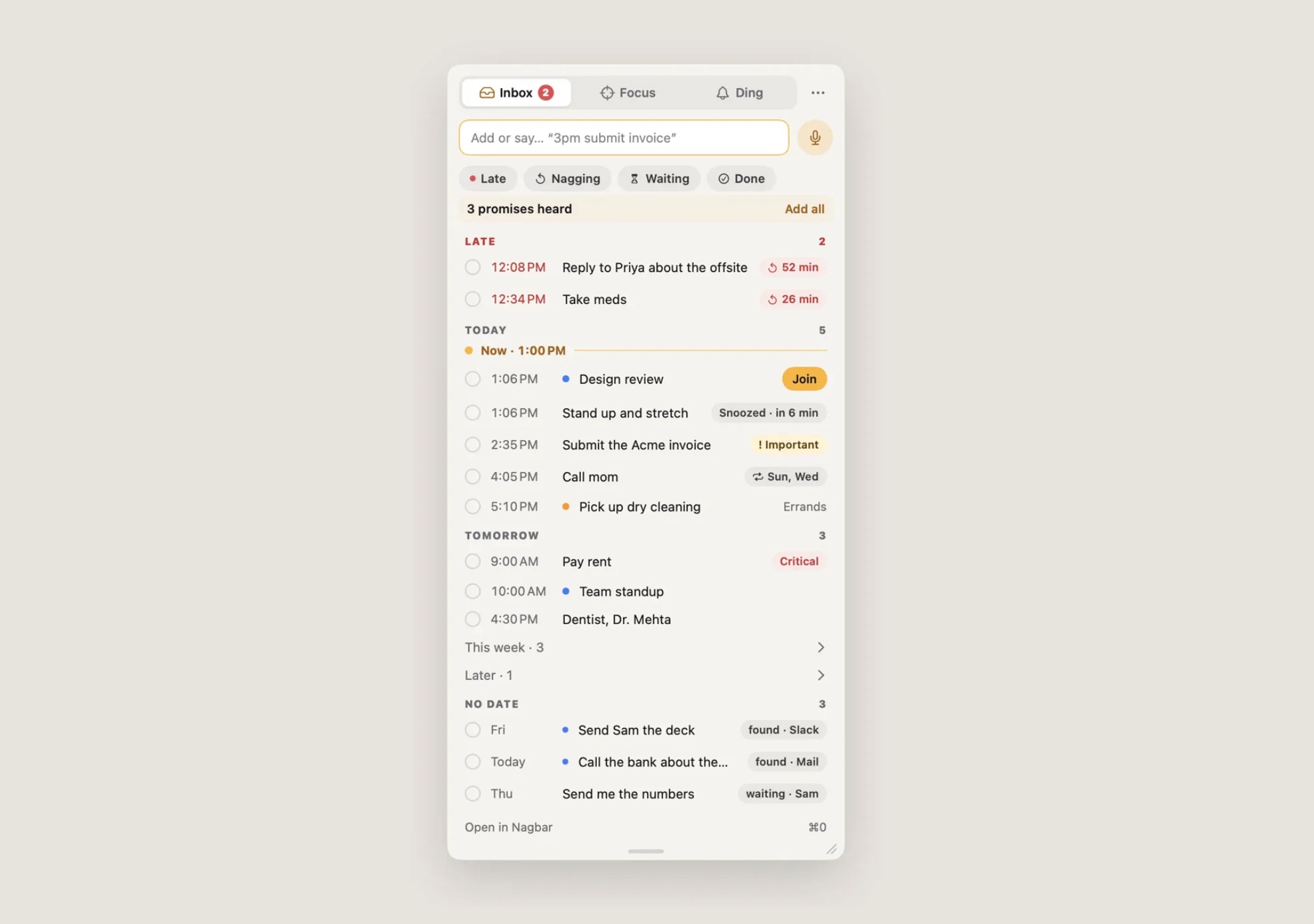 Nagbar screenshot 2