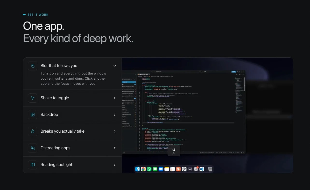 defocus.me screenshot 4