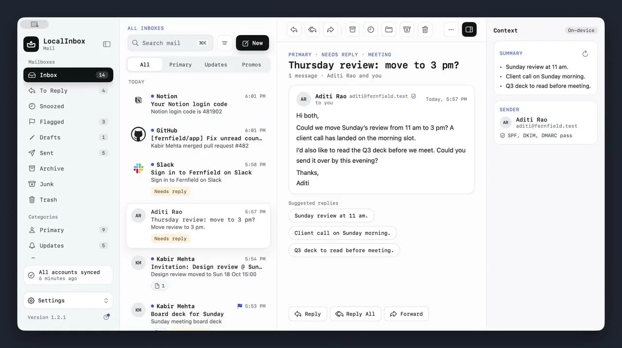 LocalInbox screenshot 3