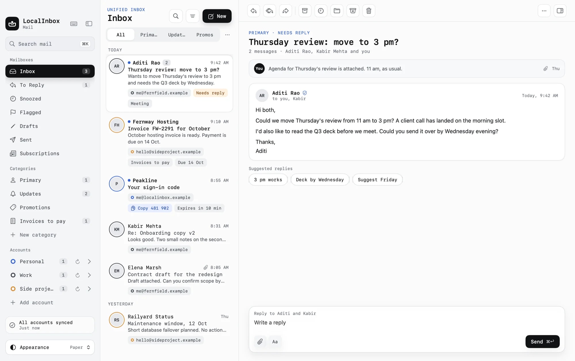 LocalInbox screenshot 2