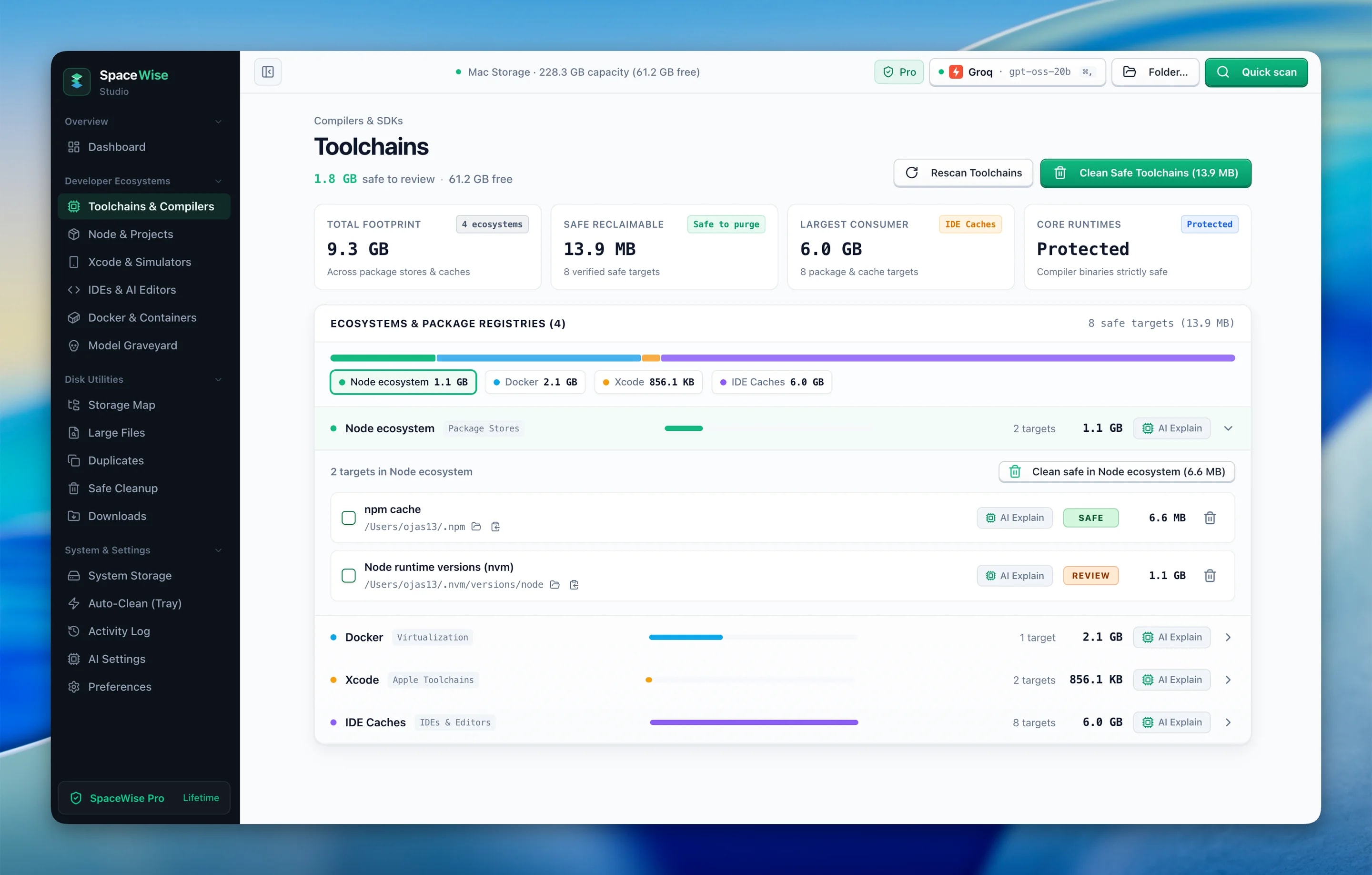 SpaceWise screenshot 2