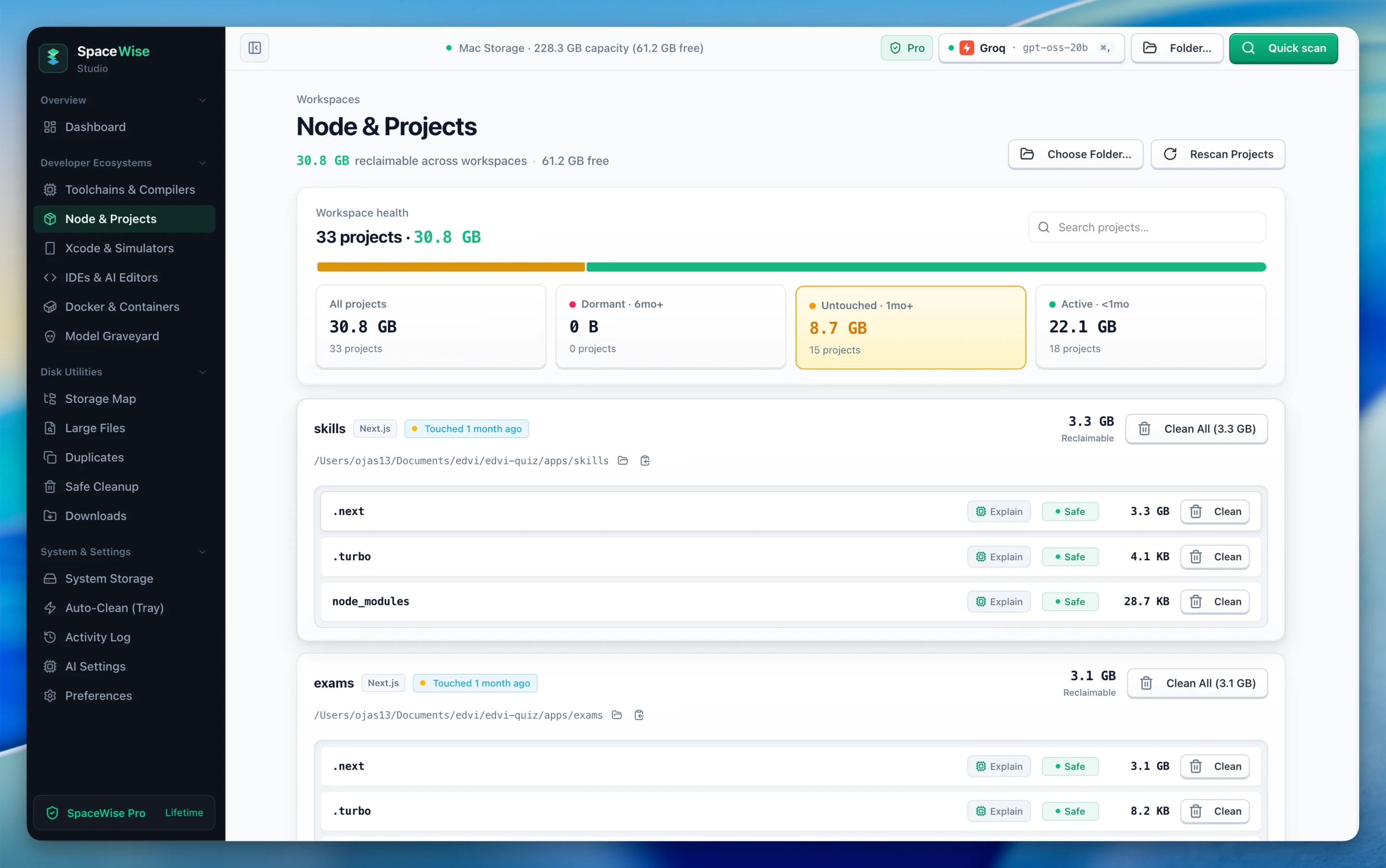 SpaceWise screenshot 3