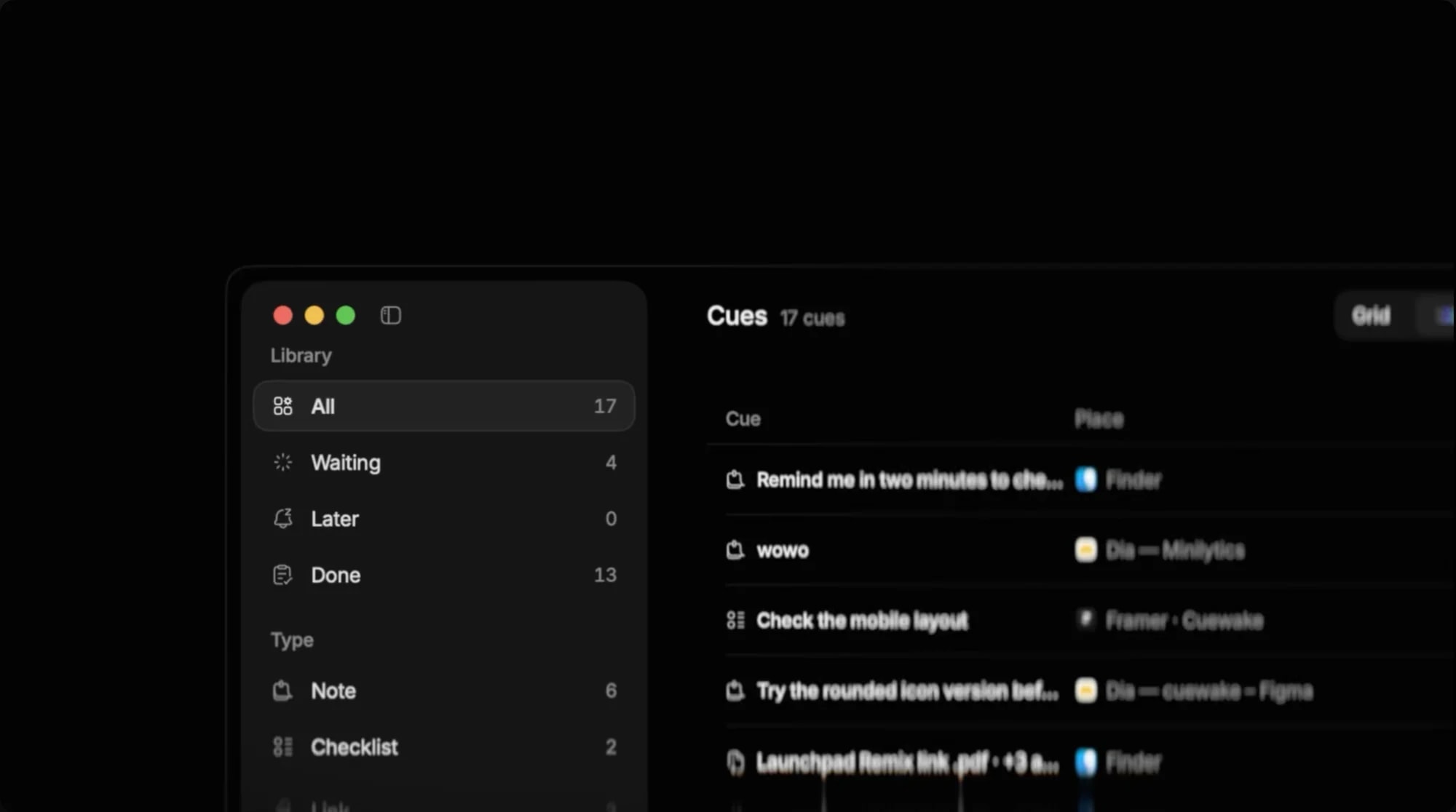 Cuewake screenshot 3