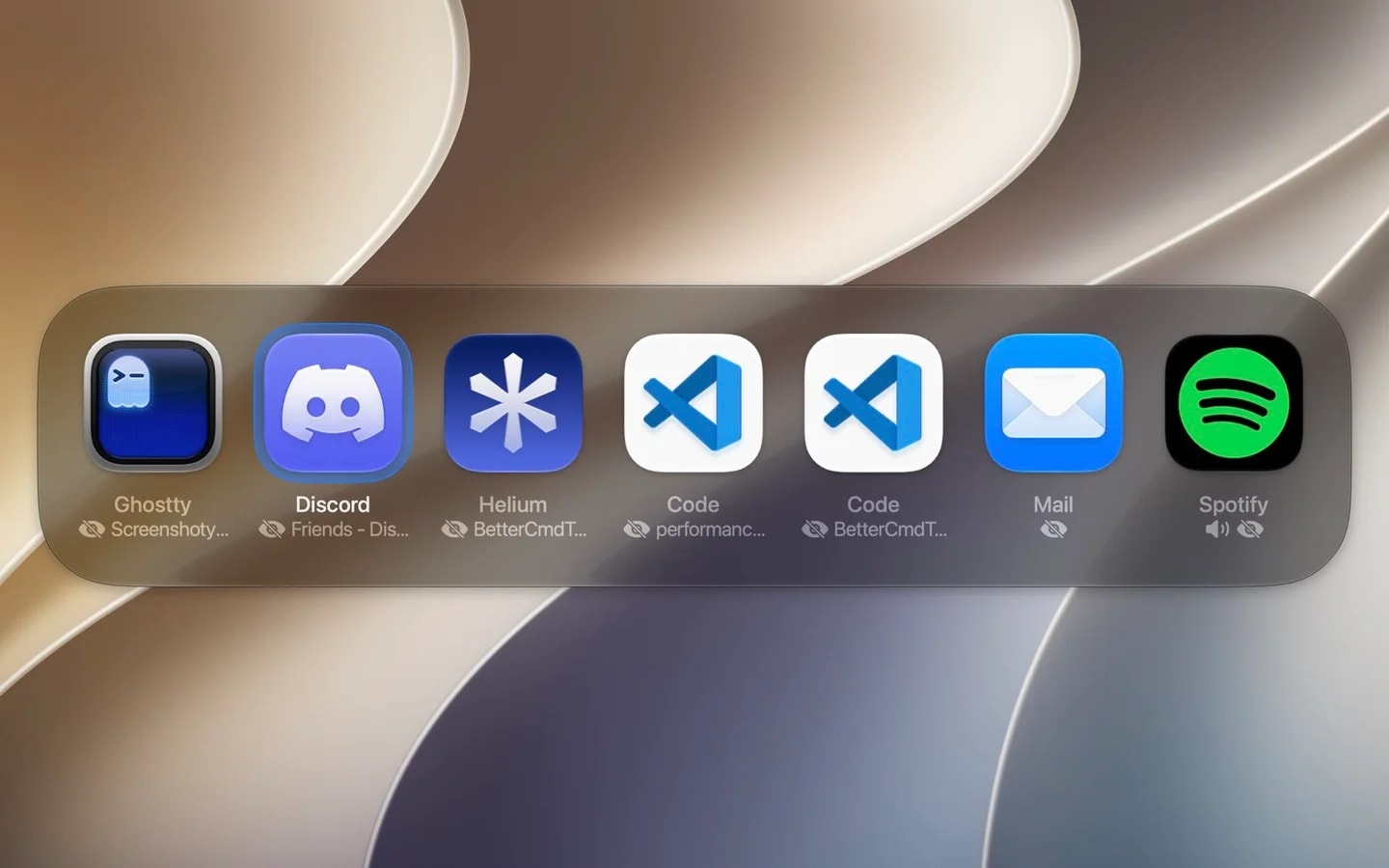 BetterCmdTab screenshot 2
