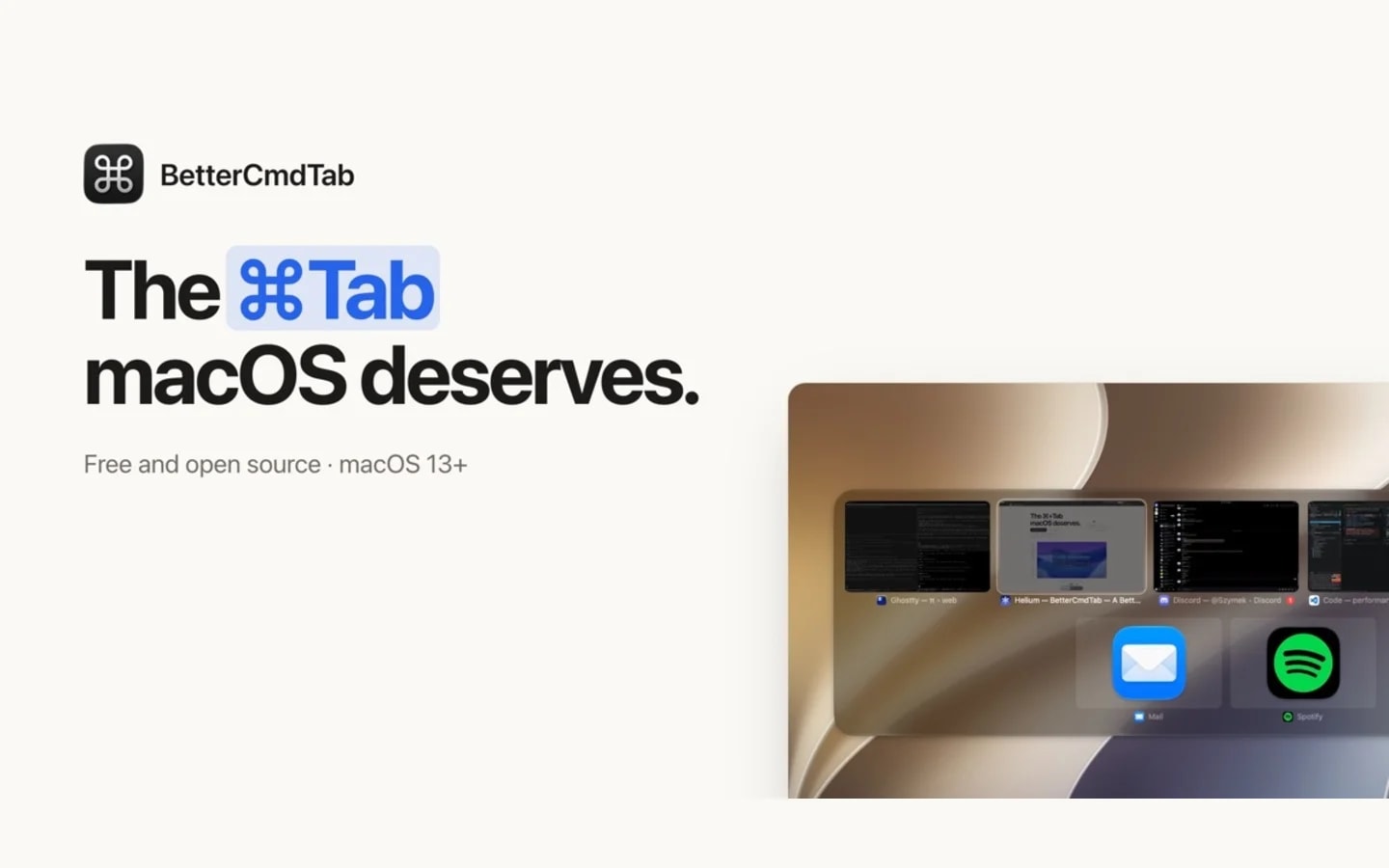 BetterCmdTab screenshot 1
