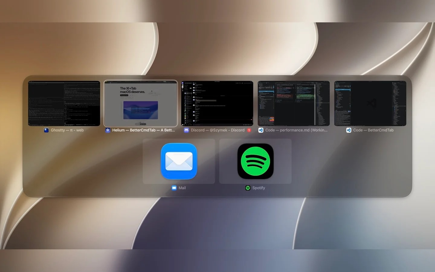 BetterCmdTab screenshot 4