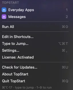 TopStart screenshot 1