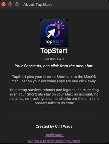 TopStart screenshot 2