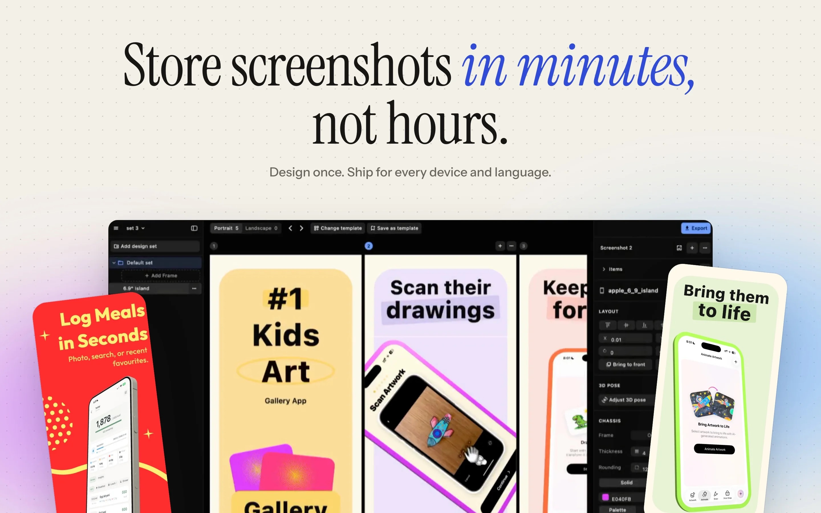 AppShots: Store Screenshots Creator screenshot 1