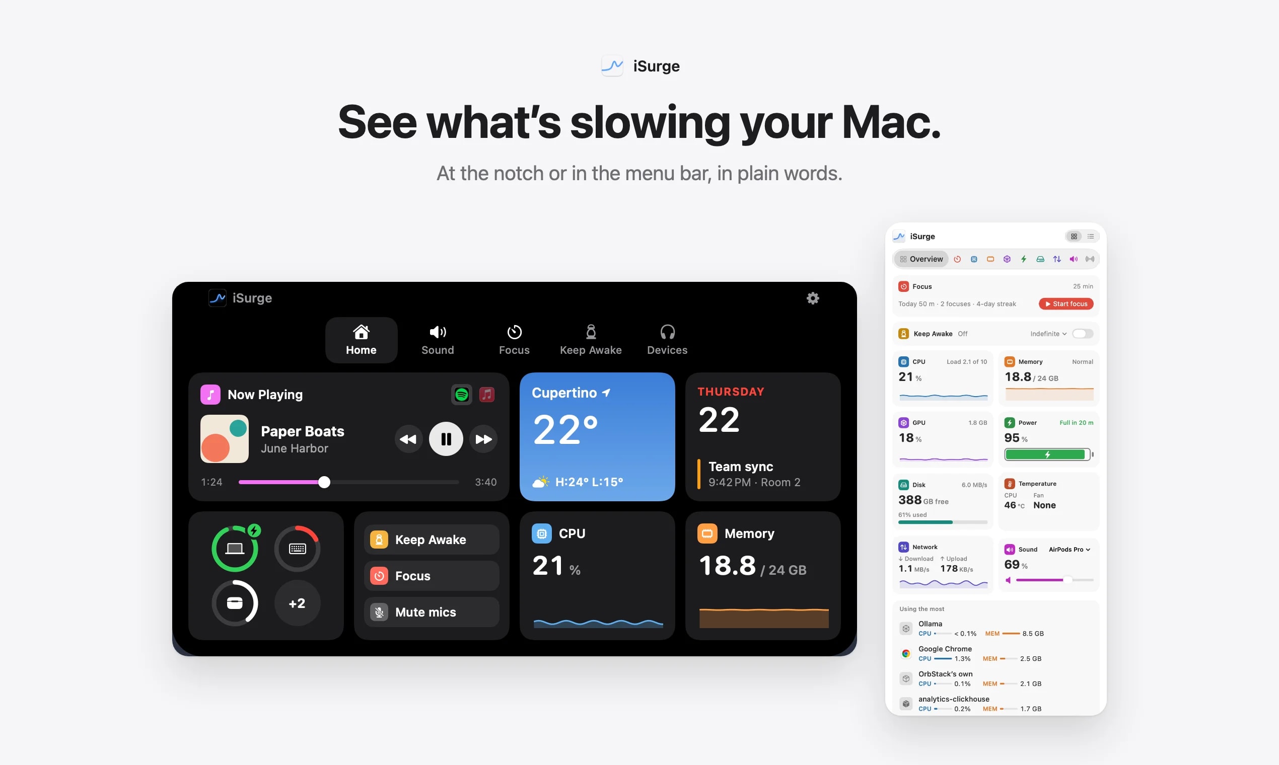 iSurge screenshot 1