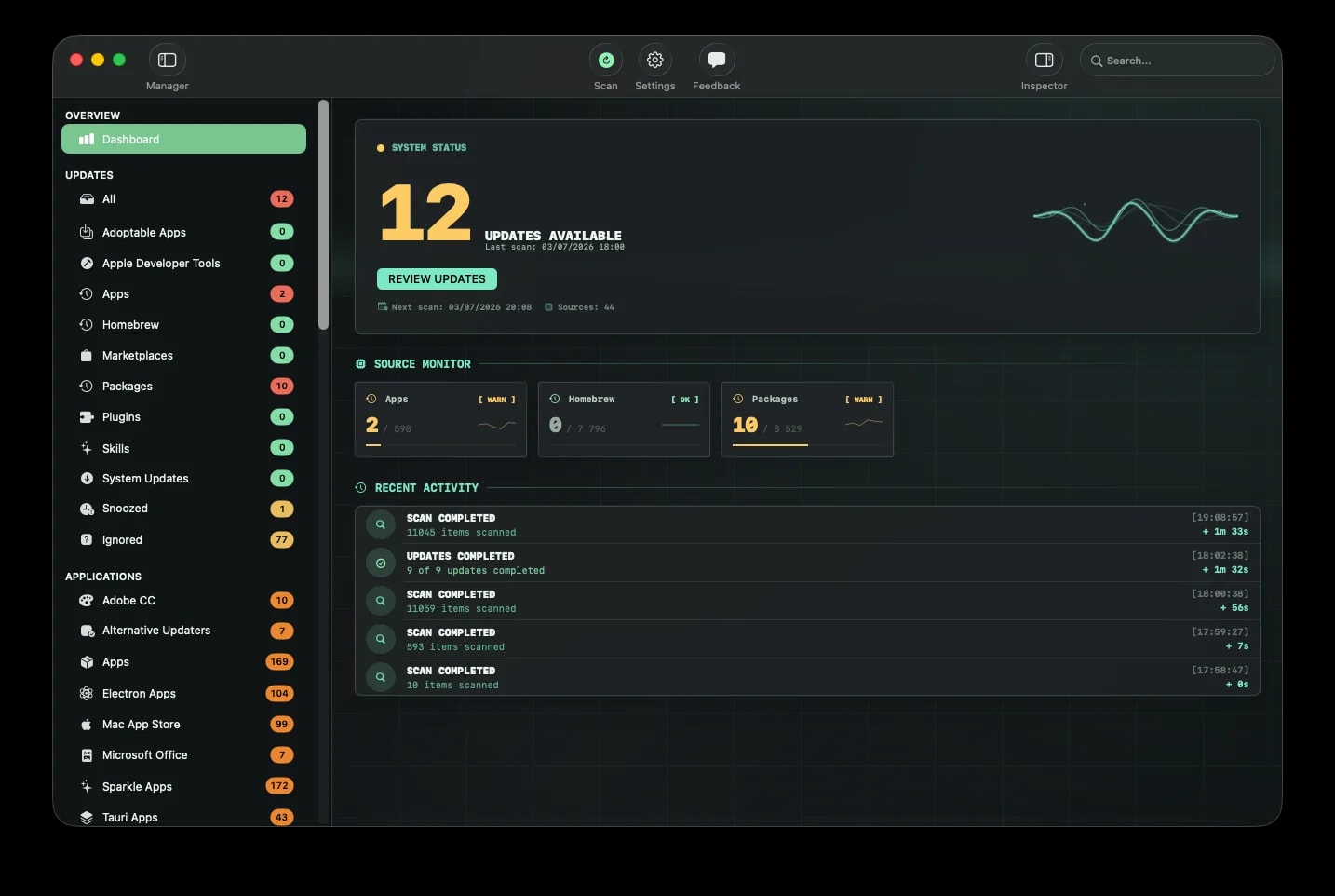 Version Tracker screenshot 1