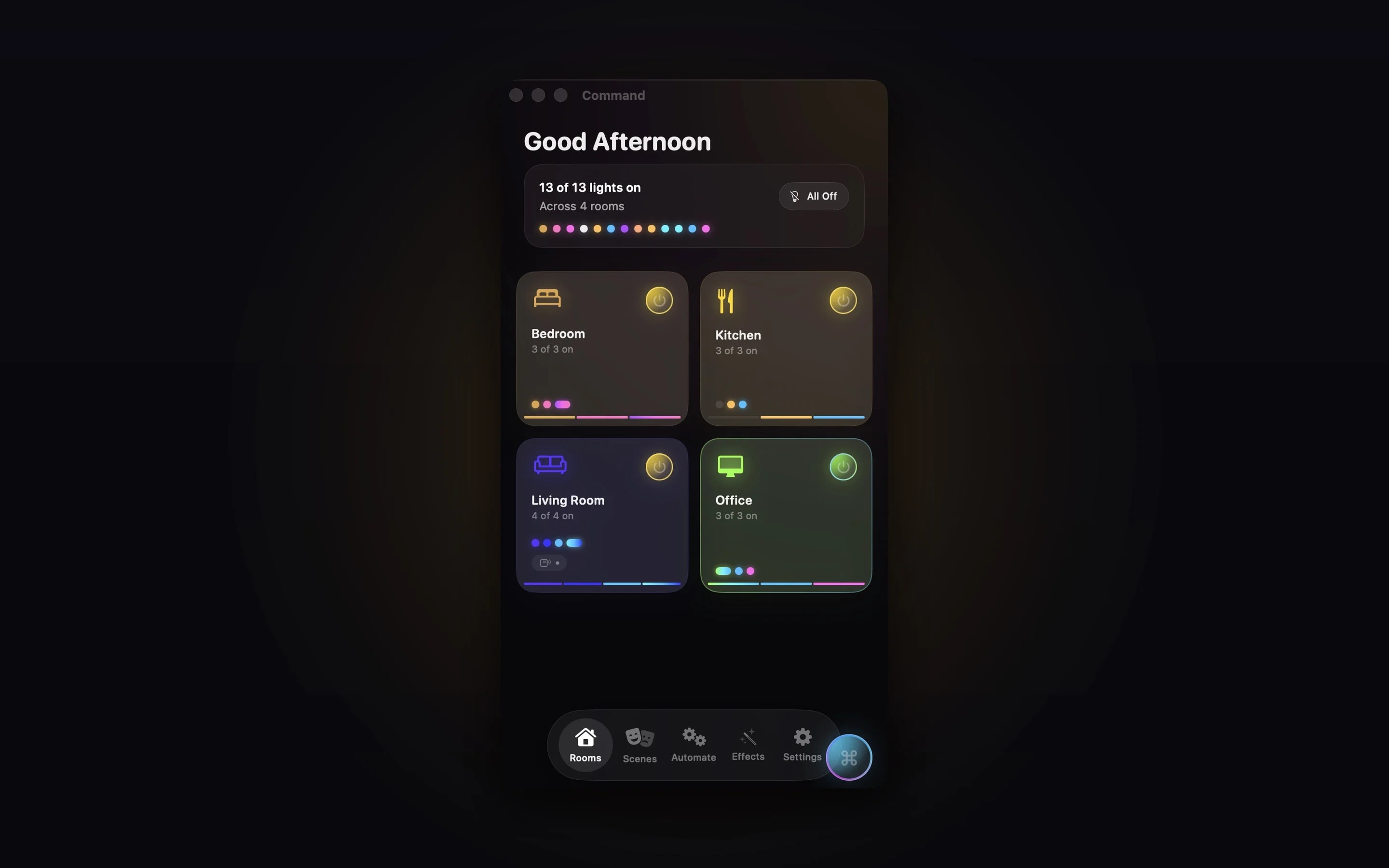 HueCommand screenshot 1
