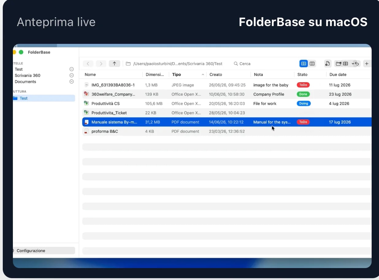 FolderBase screenshot 1