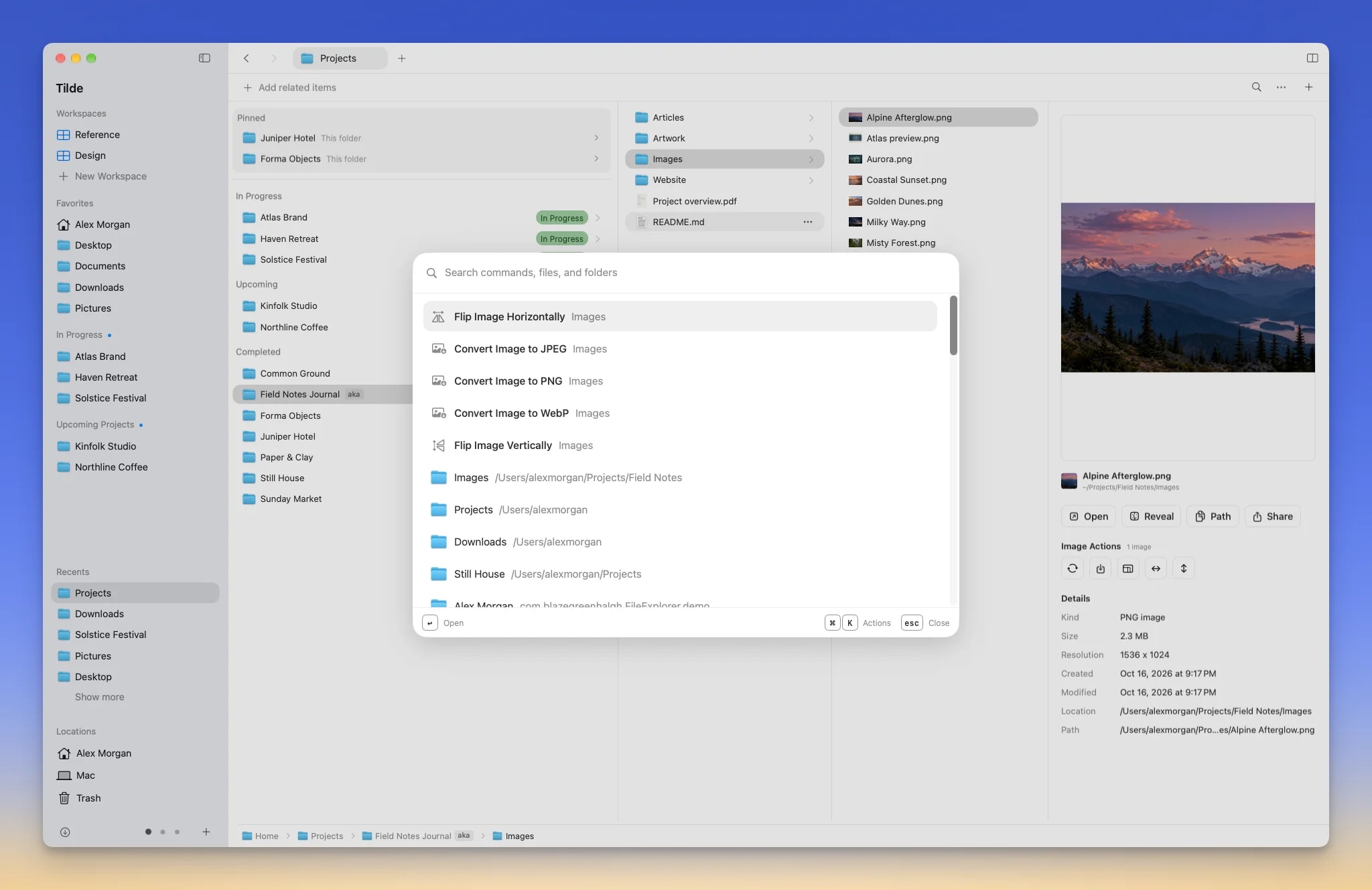 Tilde screenshot 3