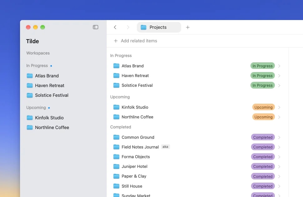 Tilde screenshot 4