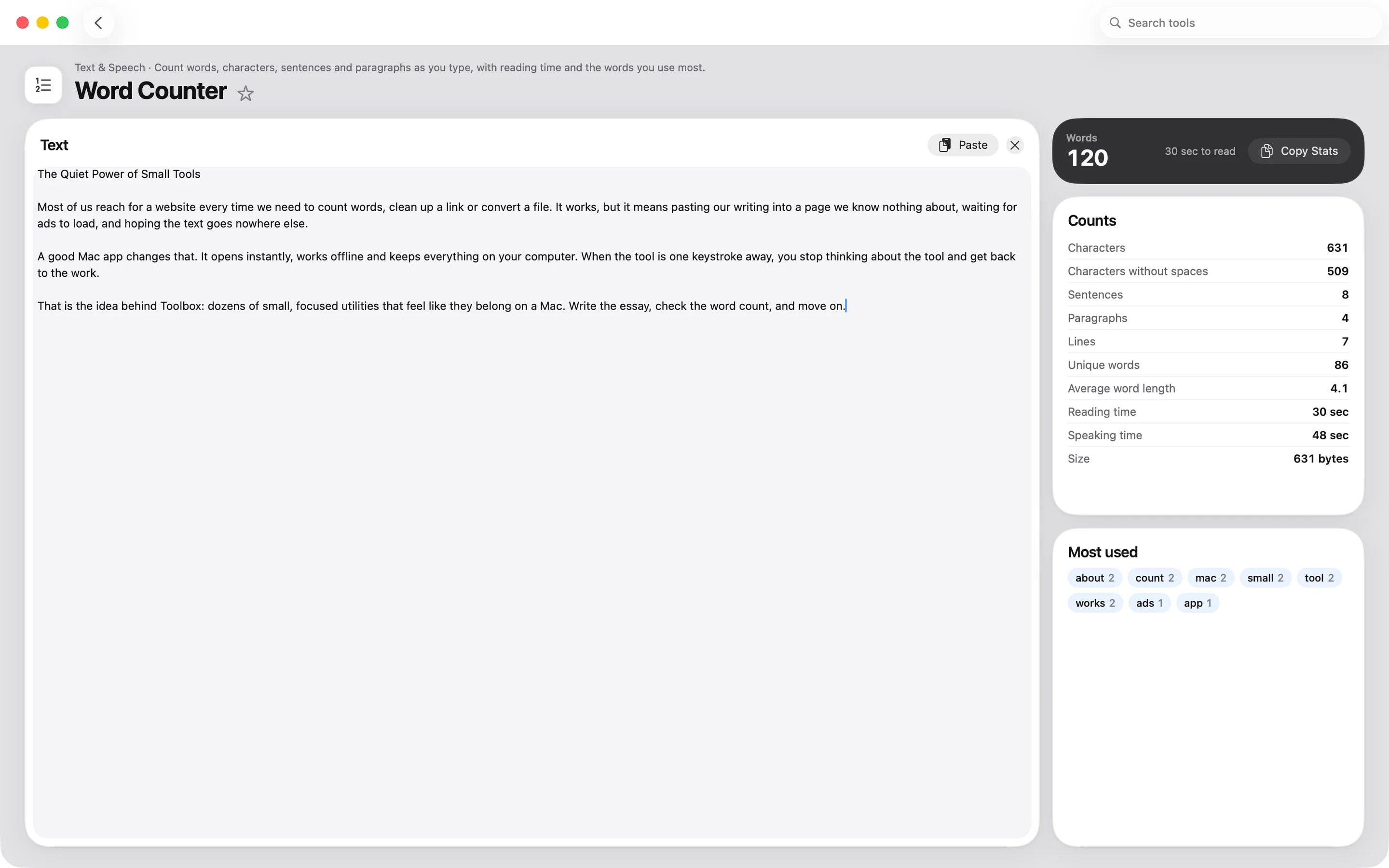 Toolbox screenshot 5
