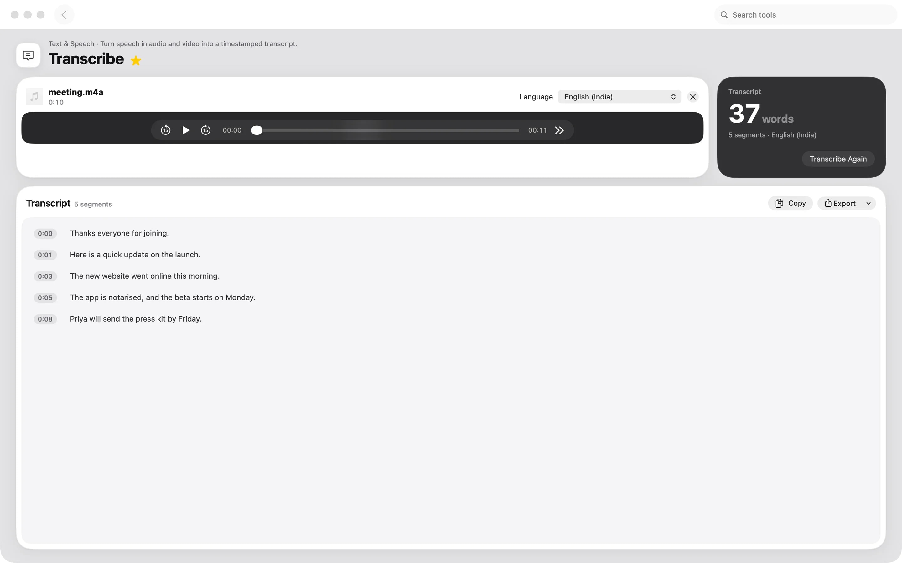 Toolbox screenshot 3