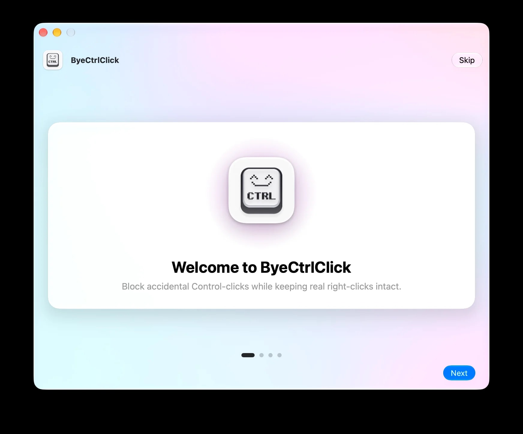 ByeCtrlClick screenshot 1