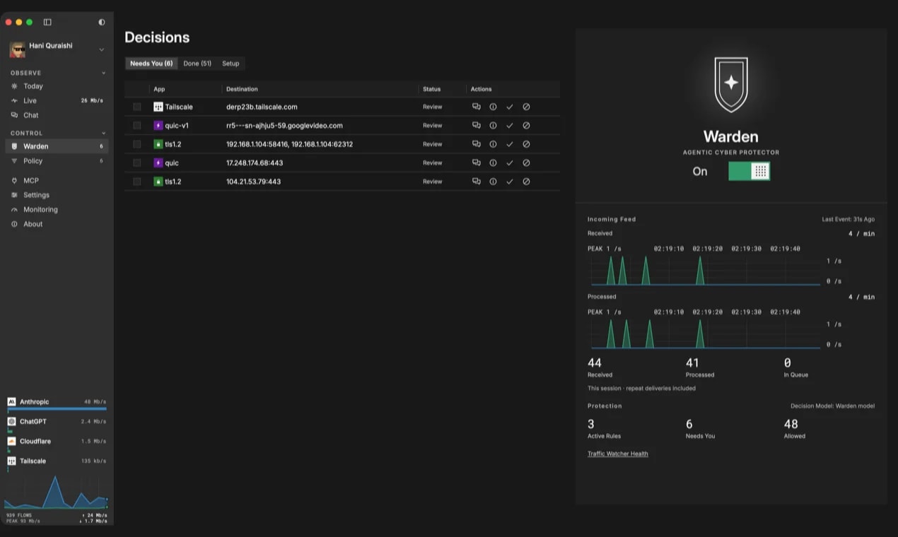 FlowSense screenshot 2