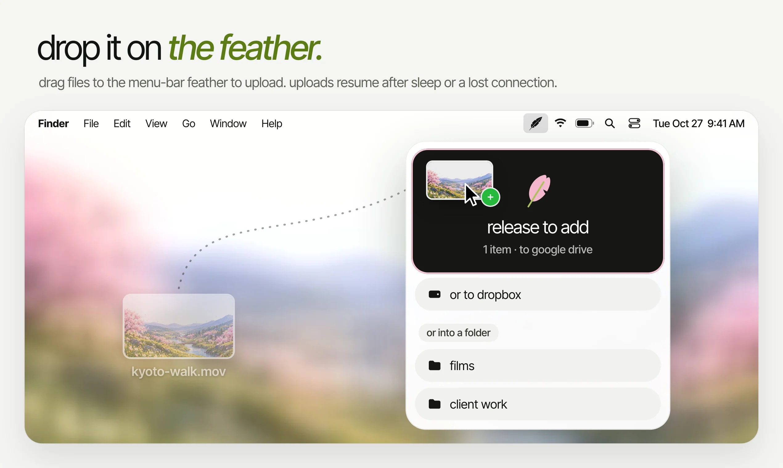 Feather Drive screenshot 2
