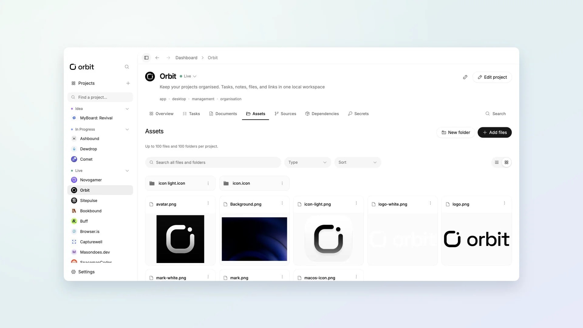 Orbit Desktop screenshot 1