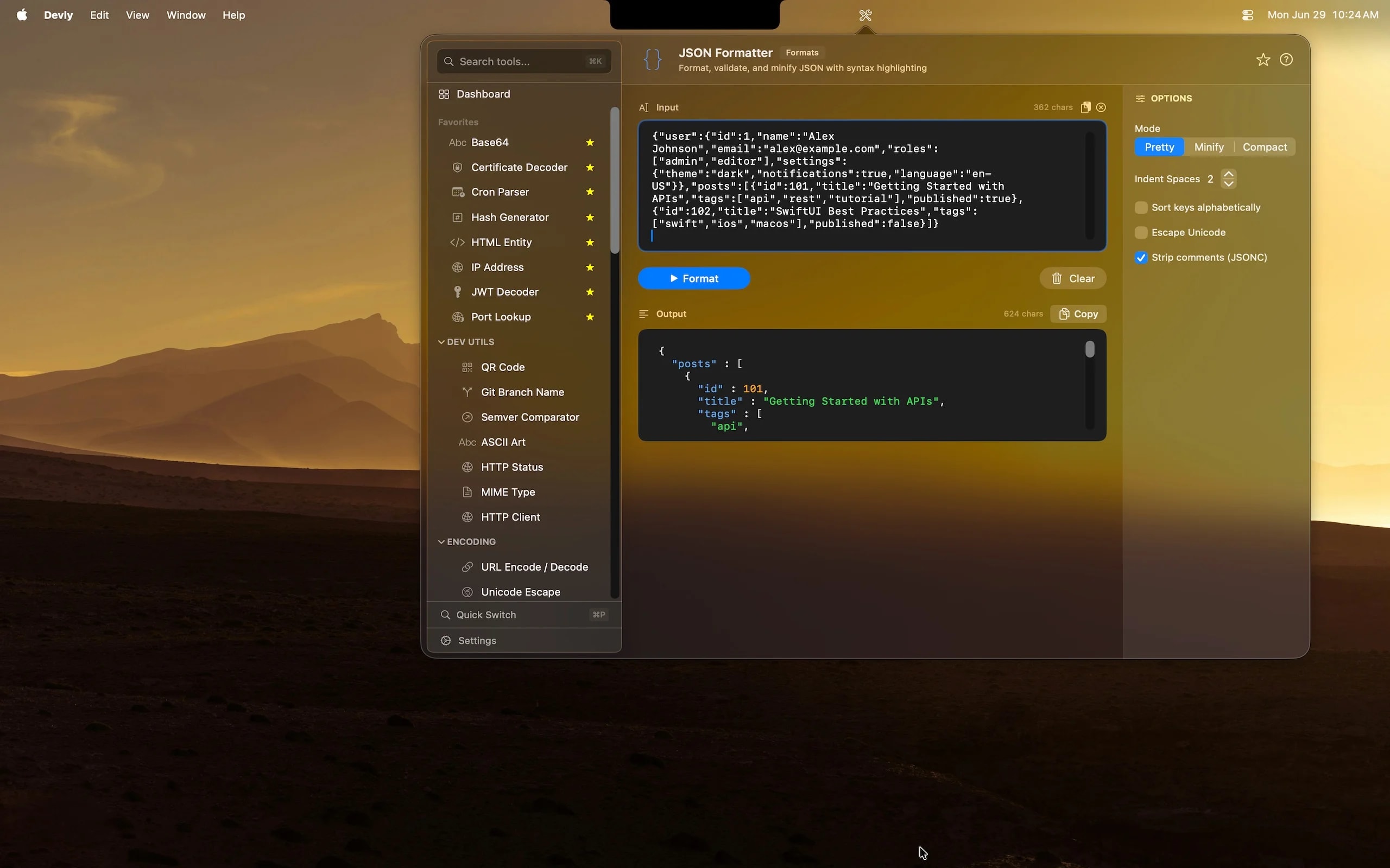 Devly screenshot 2