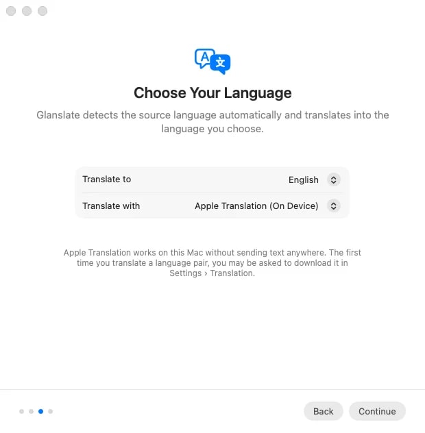 Glanslate screenshot 4
