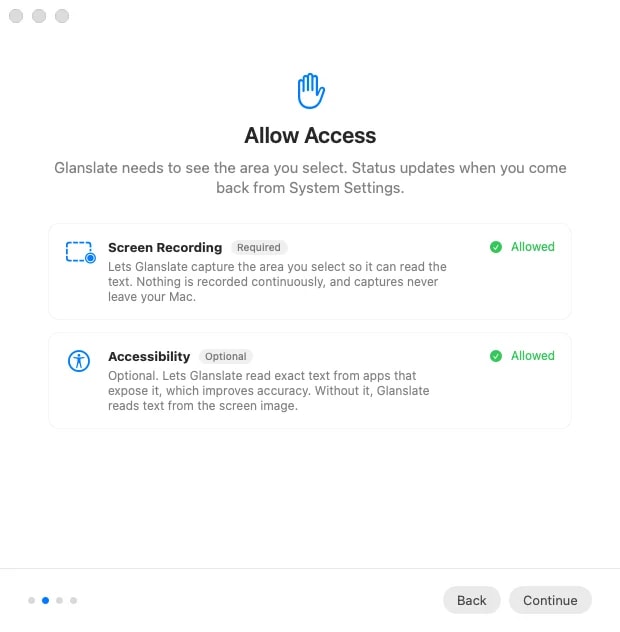 Glanslate screenshot 3