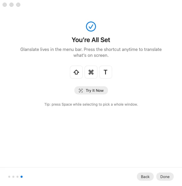 Glanslate screenshot 5