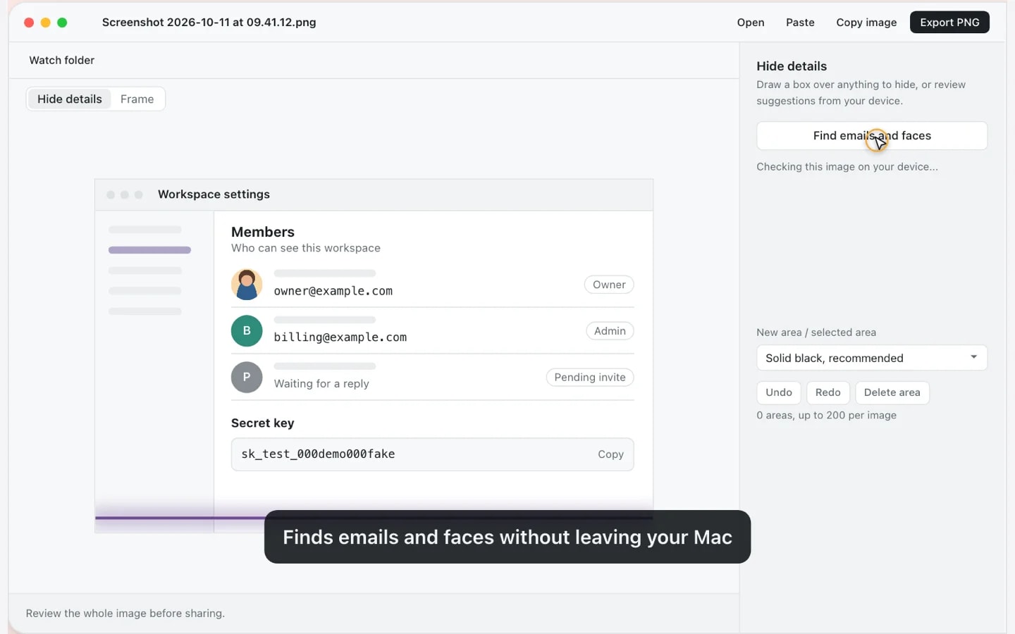 VeilShot screenshot 1