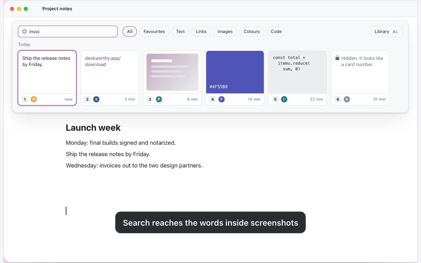 CopyHold screenshot 1