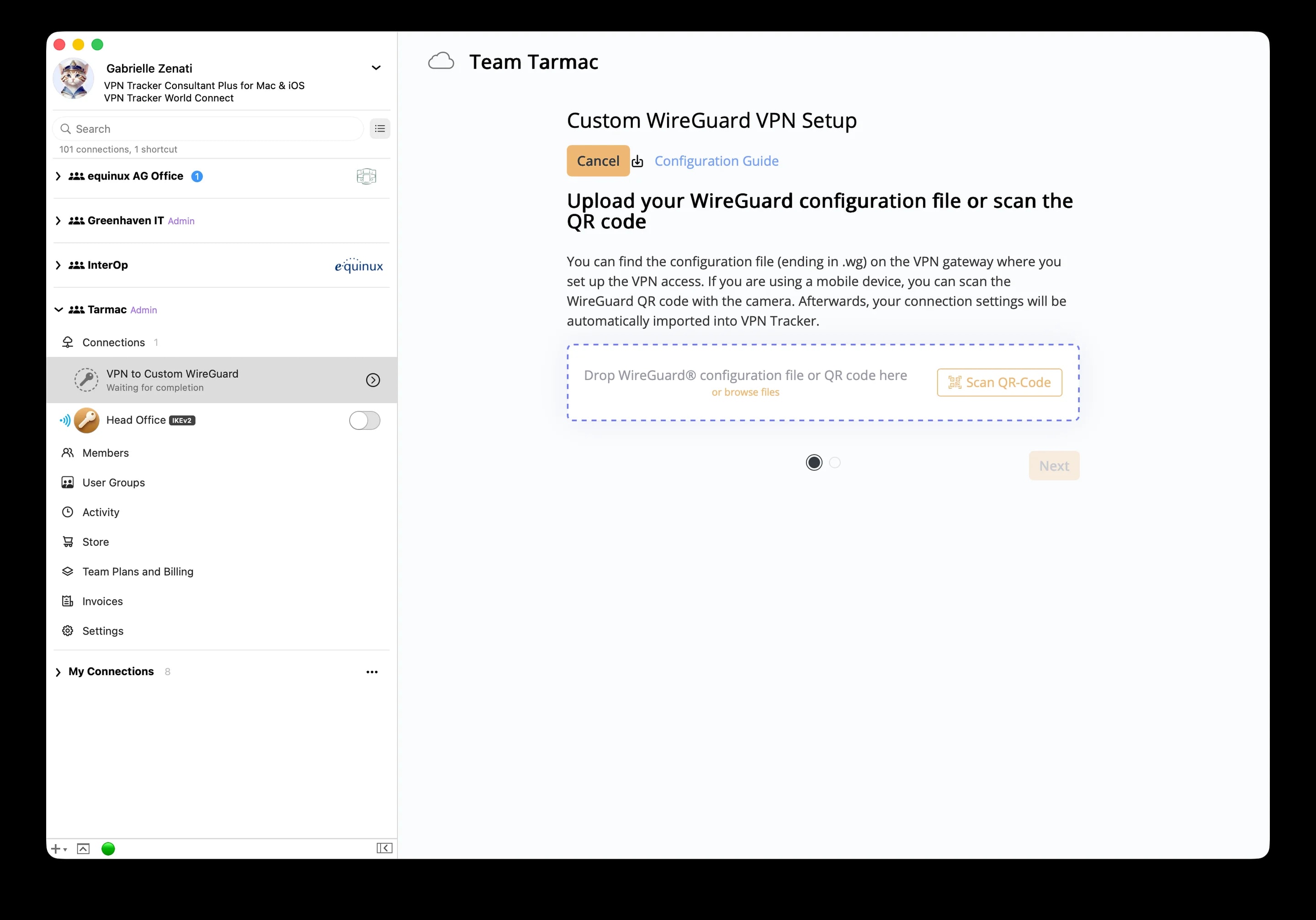 VPN Tracker for Mac screenshot 5