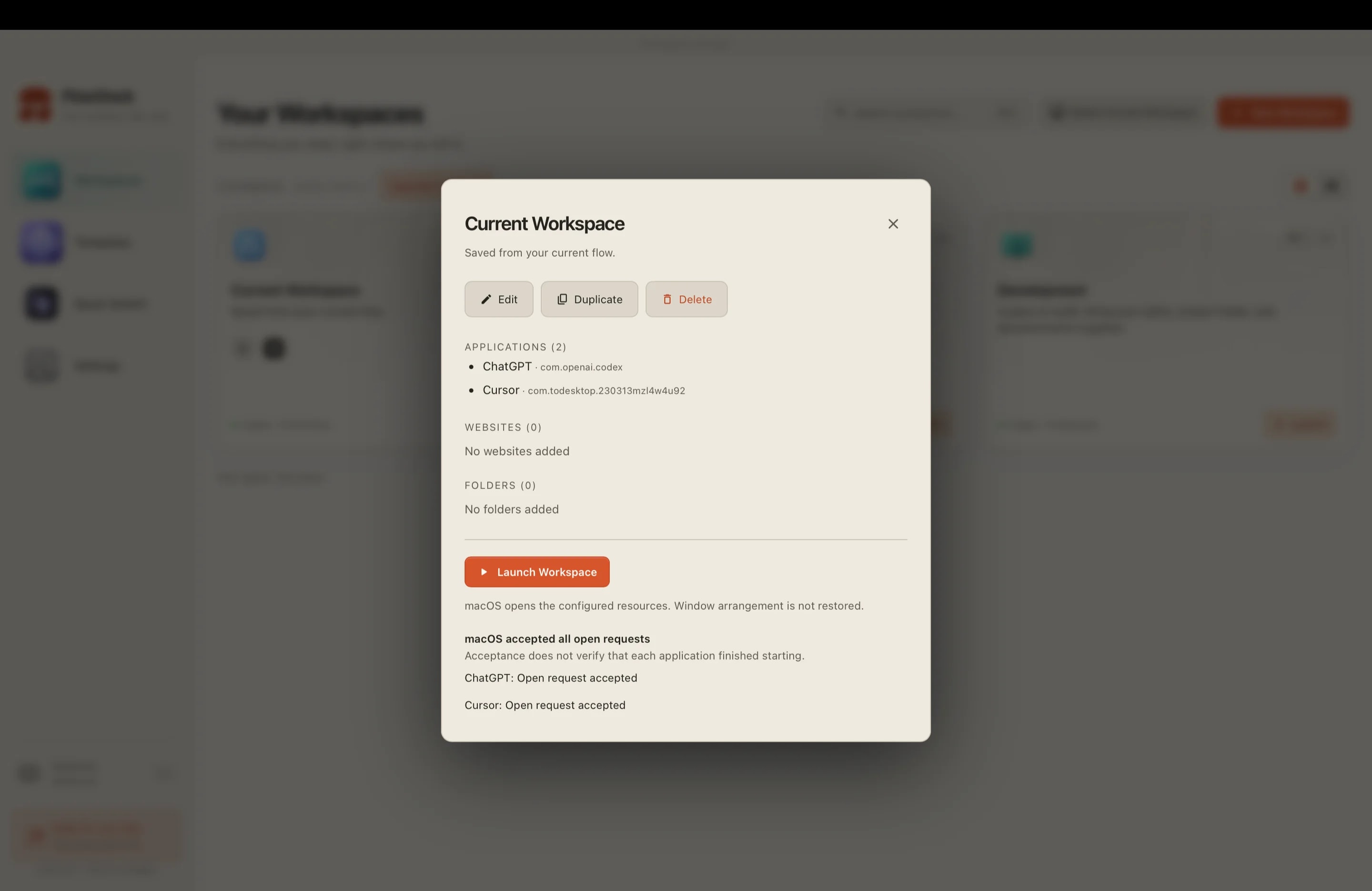 FlowDock screenshot 2