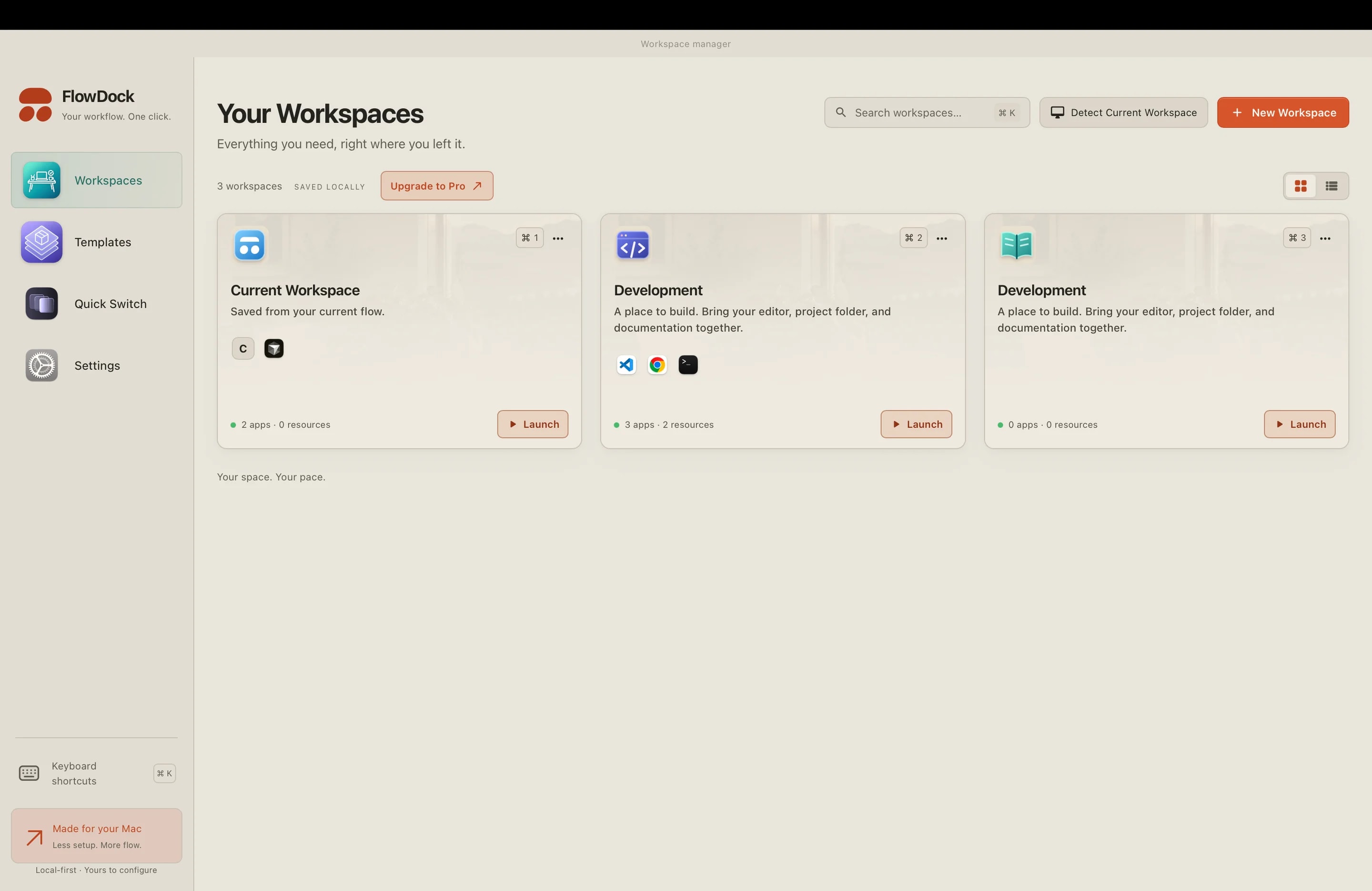 FlowDock screenshot 1