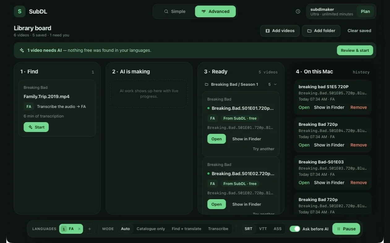 SubDL Desktop screenshot 3