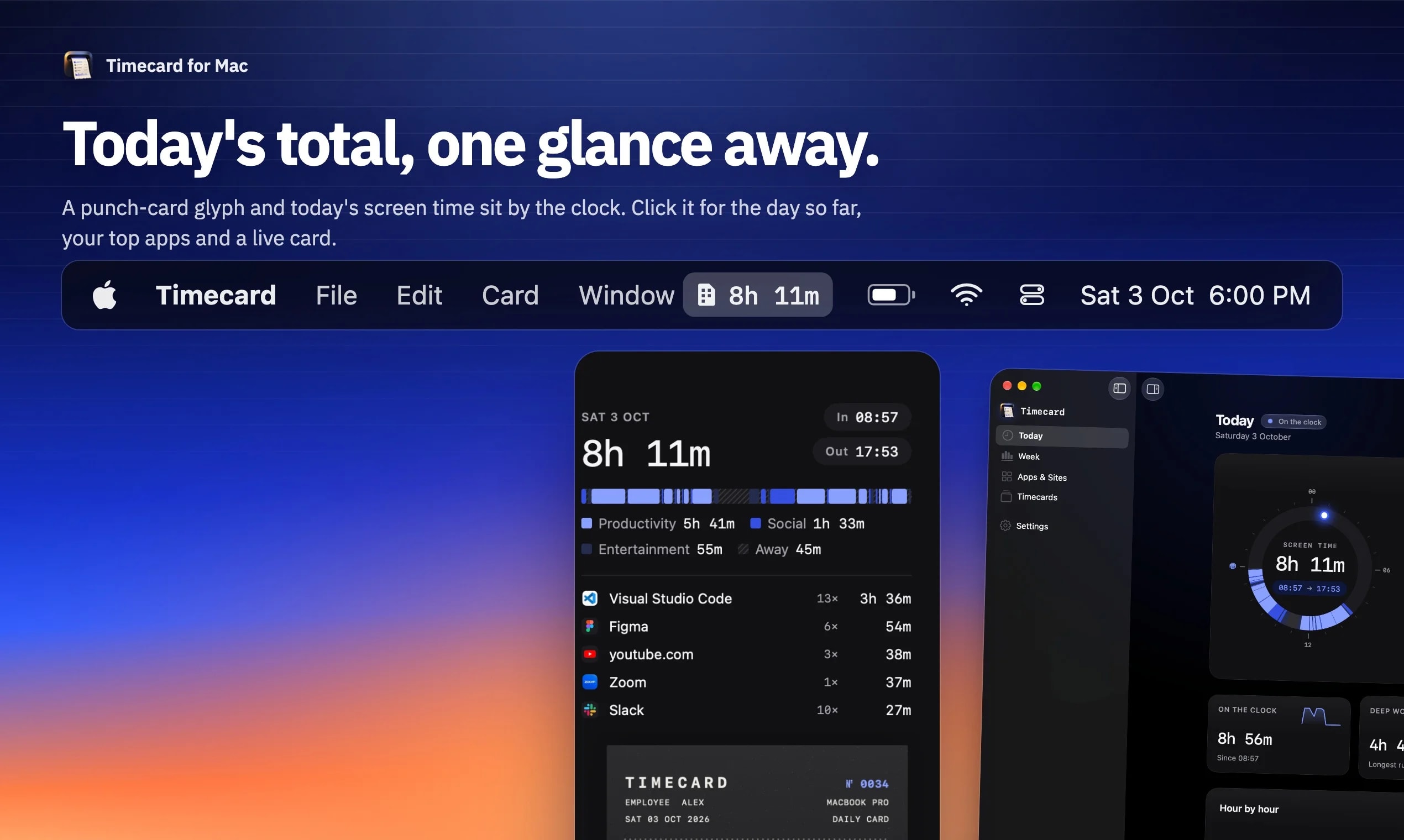 Timecard screenshot 5